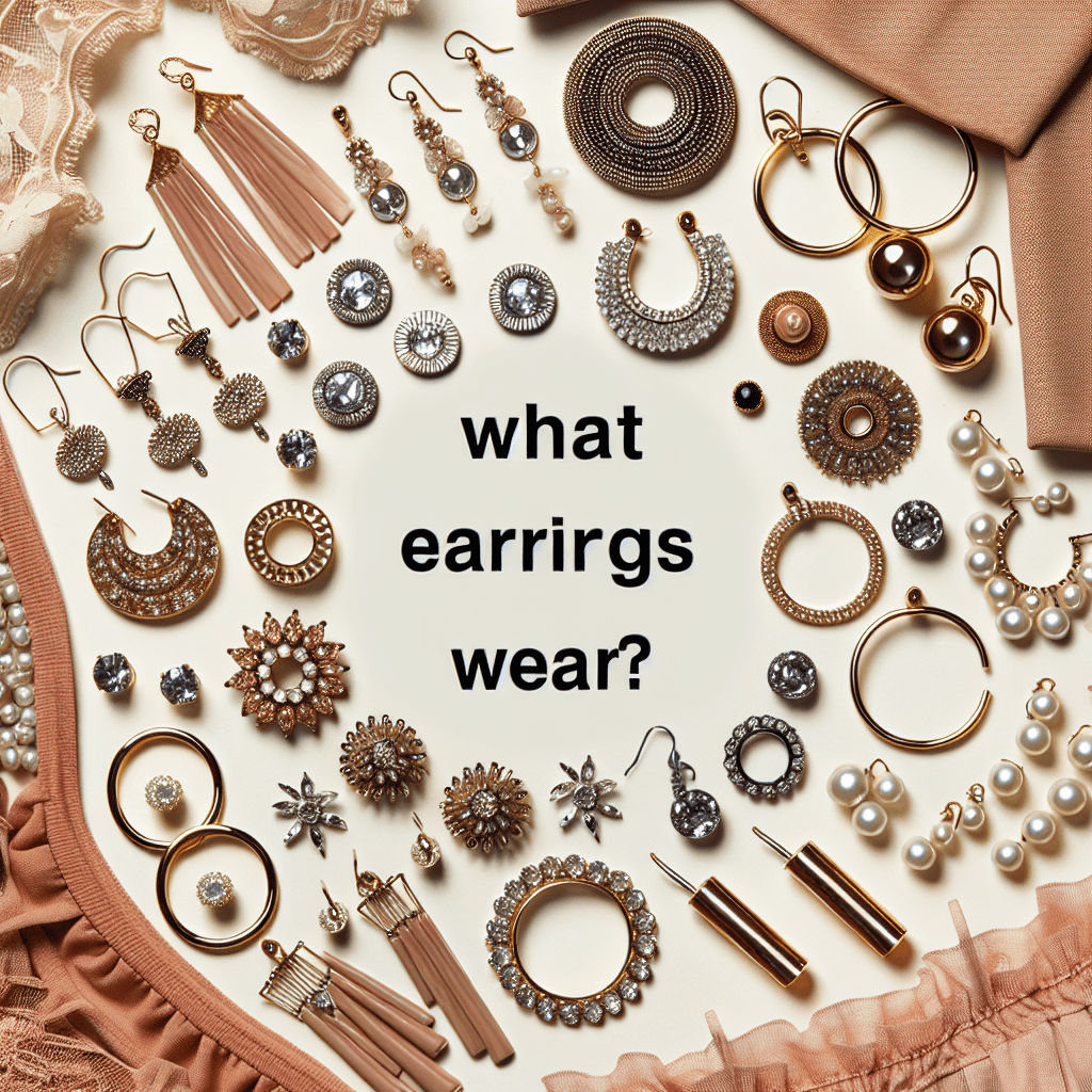 What Earrings to Wear?
## Introduction
- Importance of choosing the right earrings
- How earrings can enhance an outfit
- Brief overview of different earring styles
[[150]]
